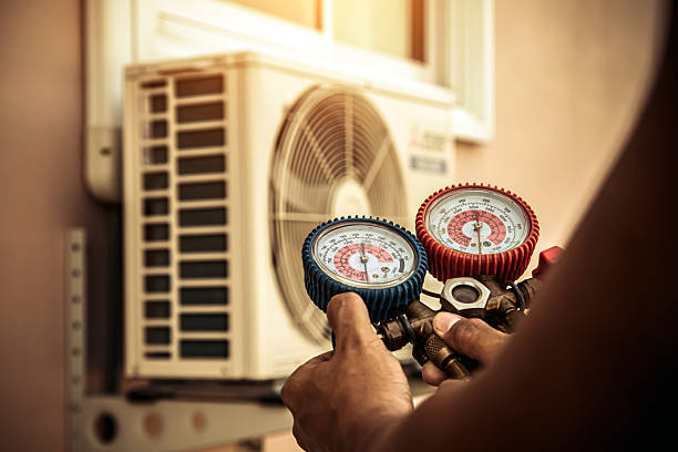 Professional Hvac Installation technician working in Flat Rock, NC